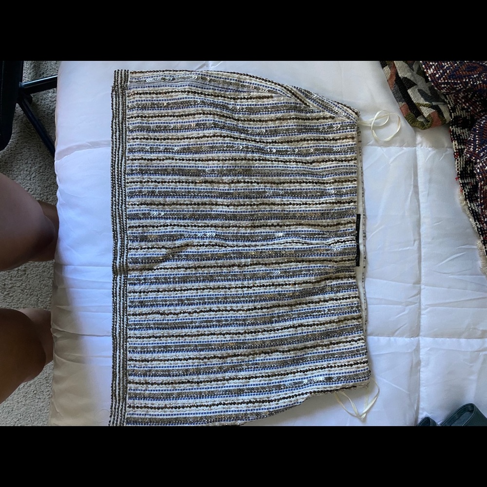 Zara mini embellished skirt